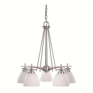 Canarm New Yorker 5 Light Chandelier in Brushed Pewter Ich256a05bpt - All