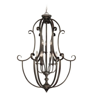 Craftmade Barret Place 9 Light Foyer in Mocha Bronze 24239-Mb - All