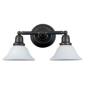 Sea Gull Lighting Two-Light Sussex Wall/Bath in Heirloom Bronze 44061-782 - All
