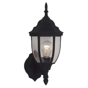 Sea Gull Lighting One Light Outdoor Wall Lantern in Black 88940-12 - All