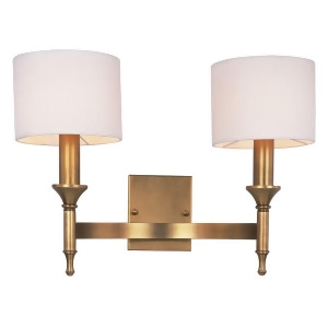 Maxim Lighting Fairmont 2-Light Wall Sconce in Natural Aged Brass 22379Omnab - All