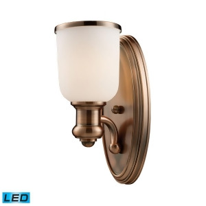 Elk Lighting Brooksdale 1-Light Sconce in Antique Copper 66180-1-Led - All