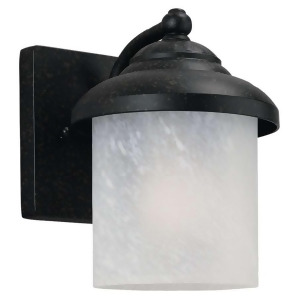 Sea Gull Lighting Single-Light Yorktown Wall Lantern in Forged Iron 84048-185 - All