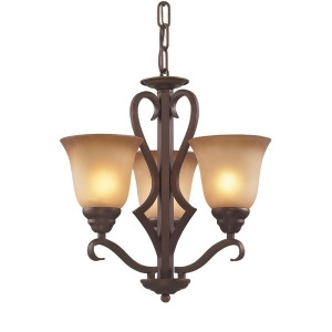 Elk Lighting Lawrenceville 3 Light Chandelier Mocha 9326-3 - All