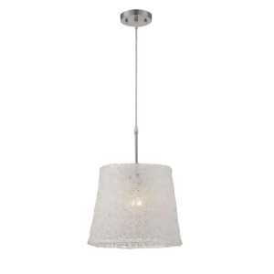 Lite Source Pendant Lamp Polished Silver Clear Acrylic Shade Ls-18883 - All