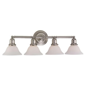Sea Gull Lighting Four-Light Wall/Bath in Brushed Nickel 44063-962 - All