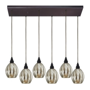 Elk Lighting Danica 6 Light Pendant in Oiled Bronze 46007-6Rc - All