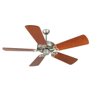 Craftmade Ceiling Fan Brushed Nickel Cxl w/ 54 Cherry Blades K10946 - All