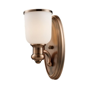 Elk Lighting Brooksdale 1-Light Sconce in Antique Copper 66180-1 - All