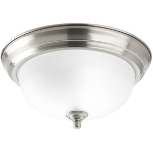 Progress Lighting 1-Light Close-To-Ceiling in Brushed Nickel P3924-09et - All