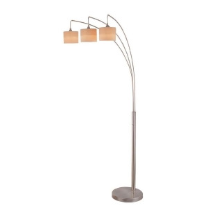 Lite Source 3-Lite Arch Lamp Polished Silver Ls-80753ps - All