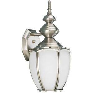 Progress Lighting Roman Coach 1-Light Wall Lantern in Brushed Nickel P5770-09 - All