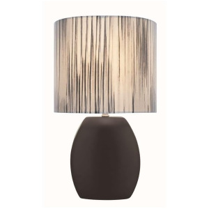 Lite Source Ceramic Table Lamp Black Fabric Shade Ls-21506blk - All