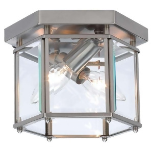 Sea Gull Lighting Two-Light Bretton Ceiling in Brushed Nickel 7647-962 - All
