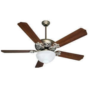 Craftmade Ceiling Fan Brushed Nickel Cecilia Unipack w/ 52 Blades K10438 - All