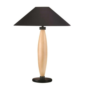Lite Source Wood Table Lamp Light Natural Ls-3321lnat-blk - All