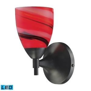 Elk Celina 1-Light Sconce in Dark Rust with Candy Glass 10150-1Dr-cy-led - All