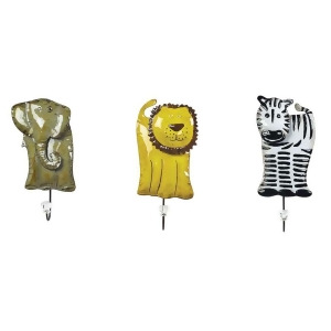 Sterling Ind. Animal Hooks in Impact Black / White / Yellow / Stone 129-1076 - All