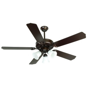 Craftmade Ceiling Fan Oiled Bronze Cd Unipack w/ 52 Blades K10423 - All