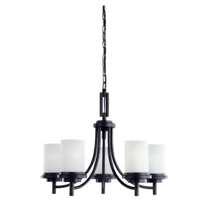 Sea Gull Lighting Five Light Chandelier in Blacksmith 31661-839 - All