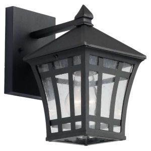 Sea Gull Lighting One Light Outdoor Wall Lantern in Black 88131-12 - All
