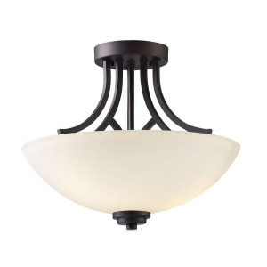 Canarm Somerset 3 Light Semi-Flush in Oil Rubbed Bronze Isf421a03orb - All