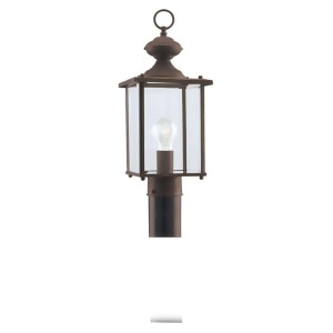 Sea Gull Lighting Single-Light Jamestowne Post Lantern Antique Bronze 8257-71 - All