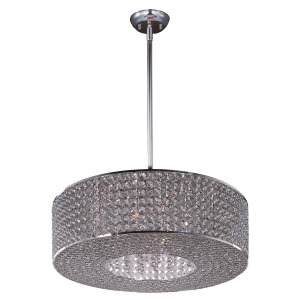Maxim Lighting Glimmer 10-Light Pendant in Plated Silver 39896Bcps - All