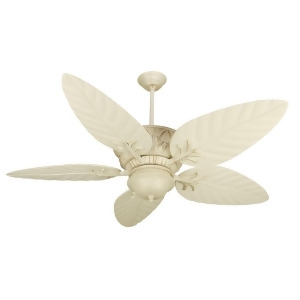 Craftmade Ceiling Fan Antique White Distressed Pavilion w/ 54 Blades K10248 - All