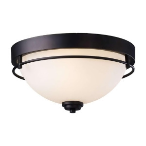 Canarm Somerset 3 Light Flush Mount in Oil Rubbed Bronze Ifm421a15orb - All