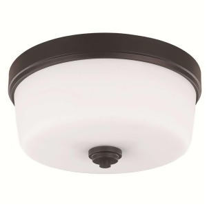 Canarm Jackson 3 Light Flush Mount in Oil Rubbed Bronze Ifm286a16orb - All