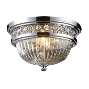 Elk Lighting Flush Mount 2-Light in Polished Chrome 11225-2 - All