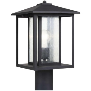 Sea Gull Lighting Hunnington Outdoor Post Lantern Black 82027-12 - All