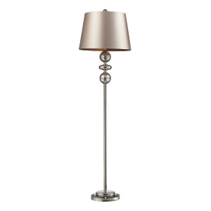 Dimond Hollis Floor Lamp in Antique Mercury Glass and Polished Nickel D2228 - All