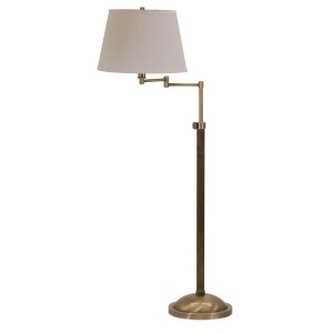 House of Troy Richmond Swing Arm Antique Brass Floor Lamp R401-ab - All