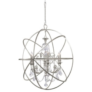 Crystorama Solaris Chandelier iron sphere Crystal Spectra 9219-Os-cl-saq - All
