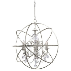 Crystorama Solaris Chandelier iron sphere Crystal Elements 9219-Os-cl-s - All
