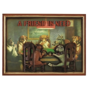Ram Gameroom Pub Sign Poker Dogs a Friend in Need R167 - All