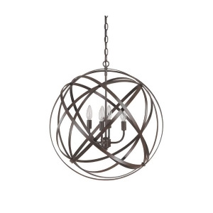 Capital Lighting Axis 4 Light Pendant Russet 4234Rs - All