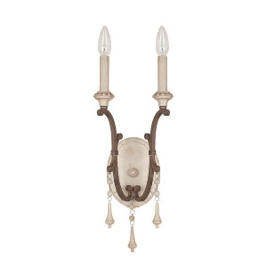 Capital Lighting Chateau 2 Light Sconce French Oak 1607Fo - All