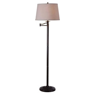 Kenroy Home Riverside Swing Arm Floor Lamp Copper Bronze 32215Cbz - All