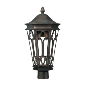 Capital Lighting Dark Sky 1 Lt Outdoor Post Lantern Old Bronze 9445Ob - All