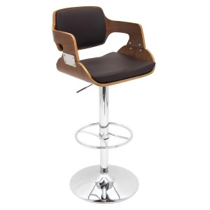Lumisource Fiore Barstool Walnut Brown Bs-jy-frwal-bn - All