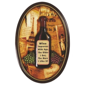 Ram Gameroom Wine Improves With Age Wall Sign R109 - All