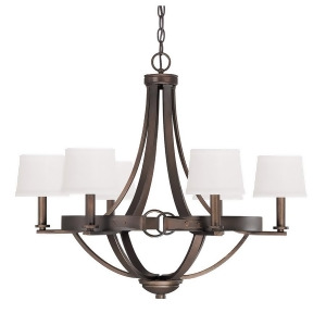 Capital Lighting Chastain 6 Light Chandelier Tobacco 4206Tb-546 - All
