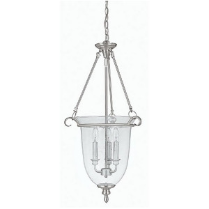 Capital Lighting 3 Light Foyer Fixture Matte Nickel 9310Mn - All