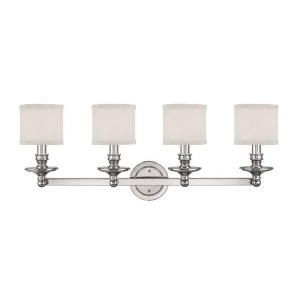 Capital Lighting Midtown 4 Light Vanity Fixture Polished Nickel 1239Pn-451 - All