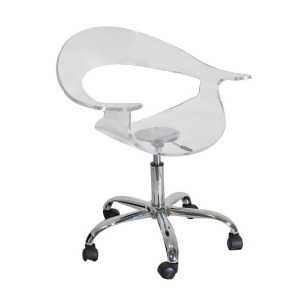 Lumisource Rumor Office Chair Clear Chr-tw-rumorcl - All