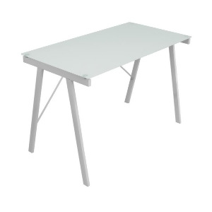 Lumisource Exponent Desk White Silver Ofd-tm-pblnkw - All