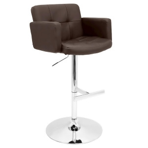 Lumisource Stout Barstool Brown Bs-tw-stoutbn - All